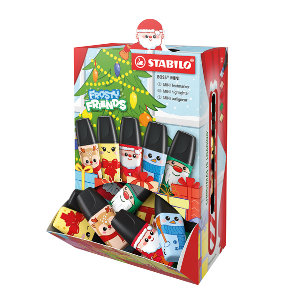 EXP 50 MARCADOR FLUORESCENTE STABILO BOSS MINI FROSTY