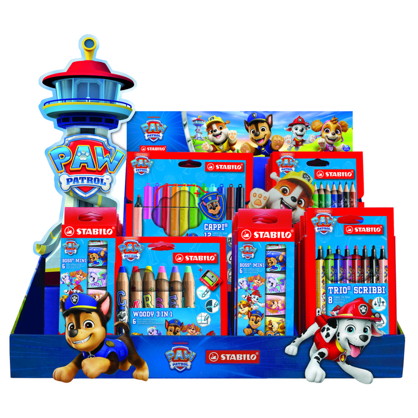 EXPOSITOR SOBREMESA PREMIUM STABILO PAW PATROL