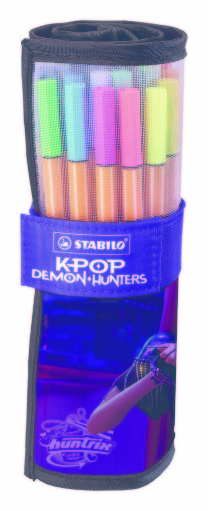 ESTUCHE 25 ROTULADORES POINT 88 KPOP DEMON HUNTERS SURTIDO