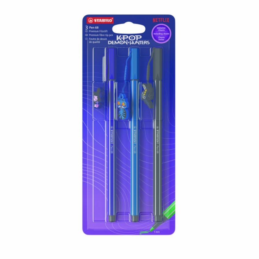 BLISTER 3 ROTULADOR PEN 68 SAJA BOYS