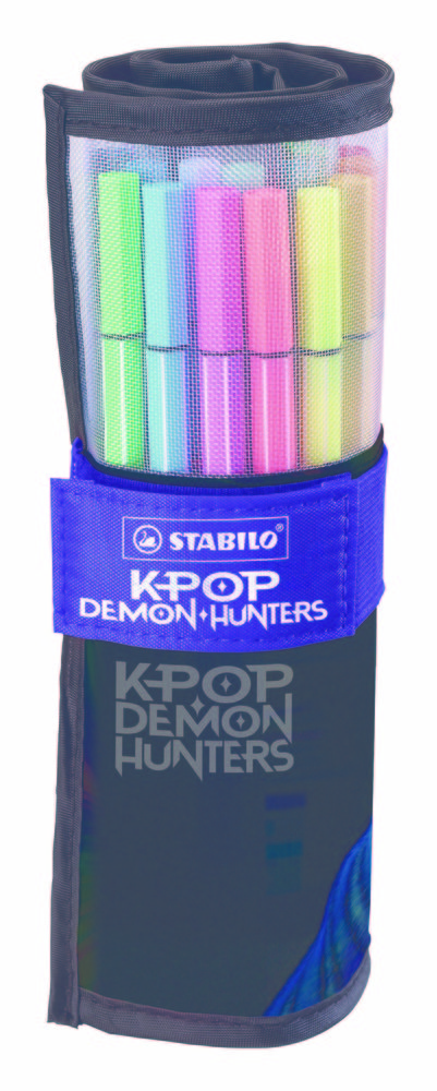 ESTUCHE 25 ROTULADORES PEN 68 KPOP DEMON HUNTERS