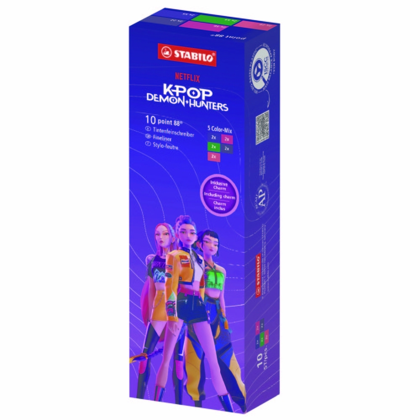 C/10 ROTULADOR POINT 88 KPOP DEMON HUNTERS