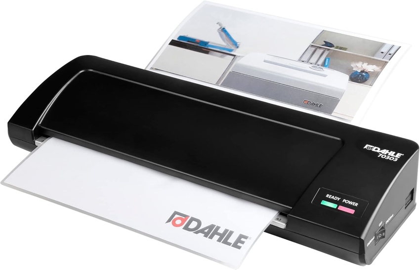 PLASTIFICADORA DAHLE 70303 A3 COLOR NEGRO APAGADO AUTOMATIC