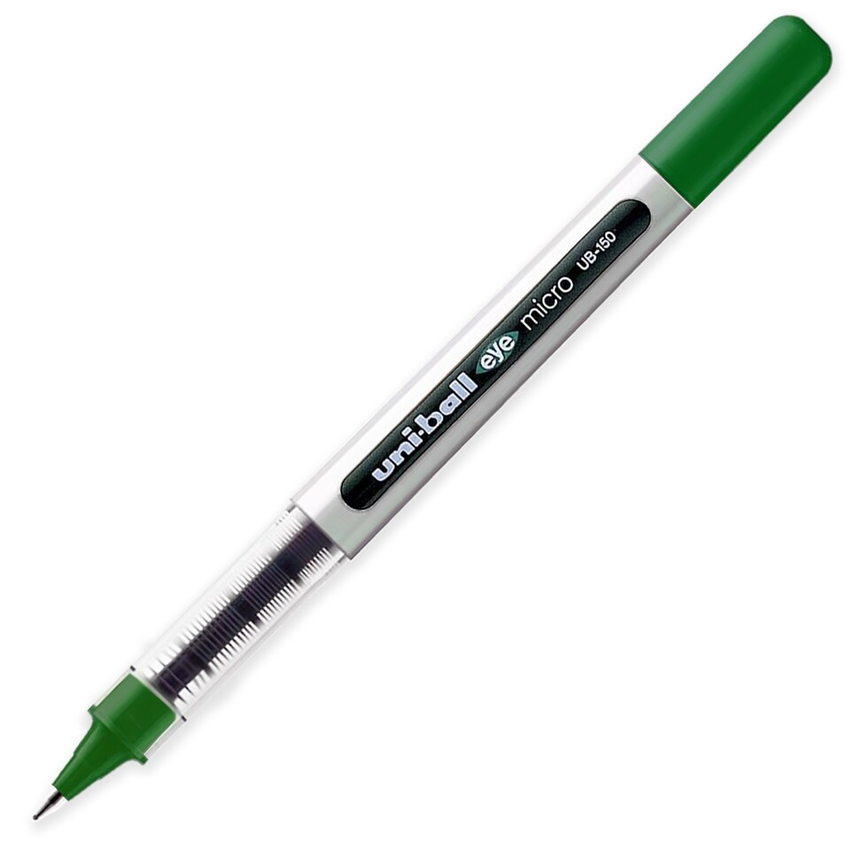 C/12 BOLIGRAFO UNI-BALL EYE MICRO VERDE 0,5MM UB-150E