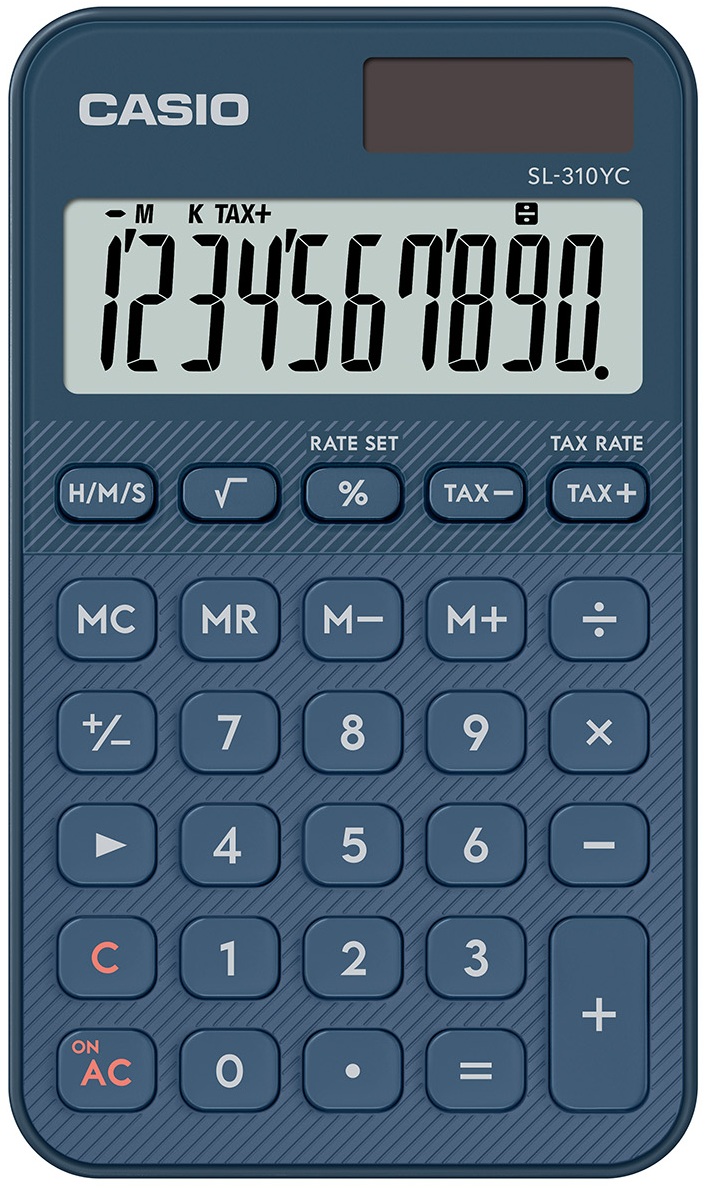 CALCULADORA BOLSILLO SL-310YC-NY COLOR AZUL OSCURO