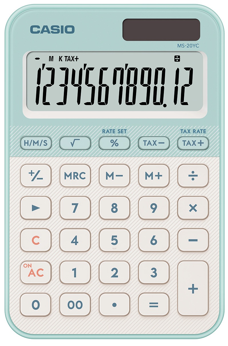 CALCULADORA SOBREMESA MS-20YC-LG COLOR VERDE