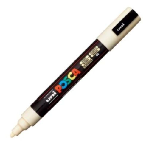 MARCADOR UNI-POSCA PC5M COLOR MARFIL 1.8-2.5MM