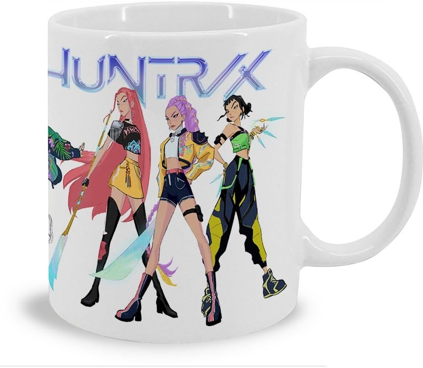 TAZA CERAMICA 325ML HUNTRIX K-POP DEMON HUNTERS