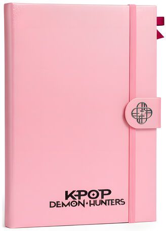 LIBRETA PREMIUM CON CIERRE A5 K-POP DEMON HUNTERS