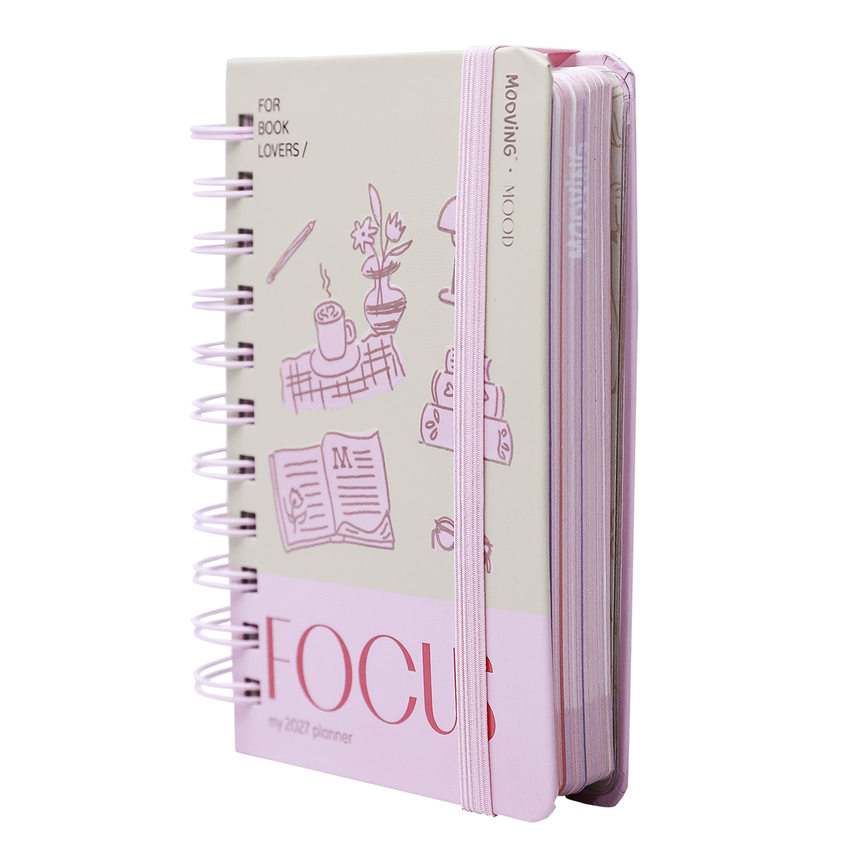 AGENDA ESPIRAL ANUAL 2027 MOOD DIA PAGINA 10X15CM