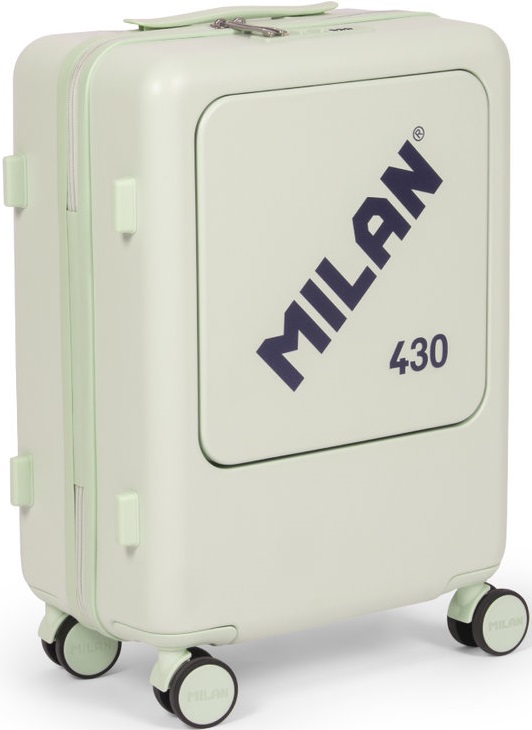 MALETA CABINA RIGIDA 55 CM. MILAN 430 SINCE 1918, VERDE