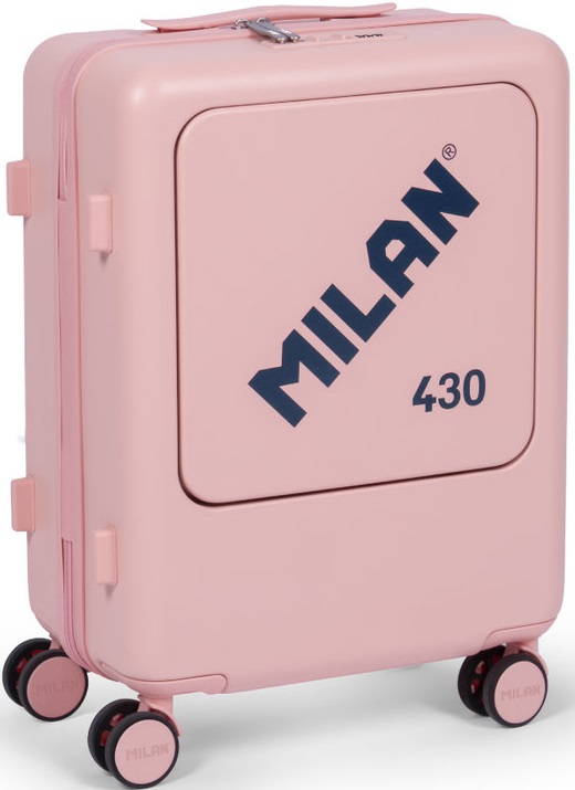 MALETA CABINA RIGIDA 55 CM, MILAN 430 SINCE 1918, ROSA