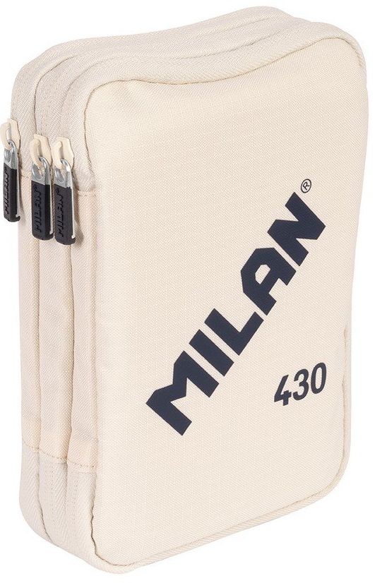 PLUMIER 3 PISOS CON CONTENIDO BEIGE MILAN 430 SINCE 1918