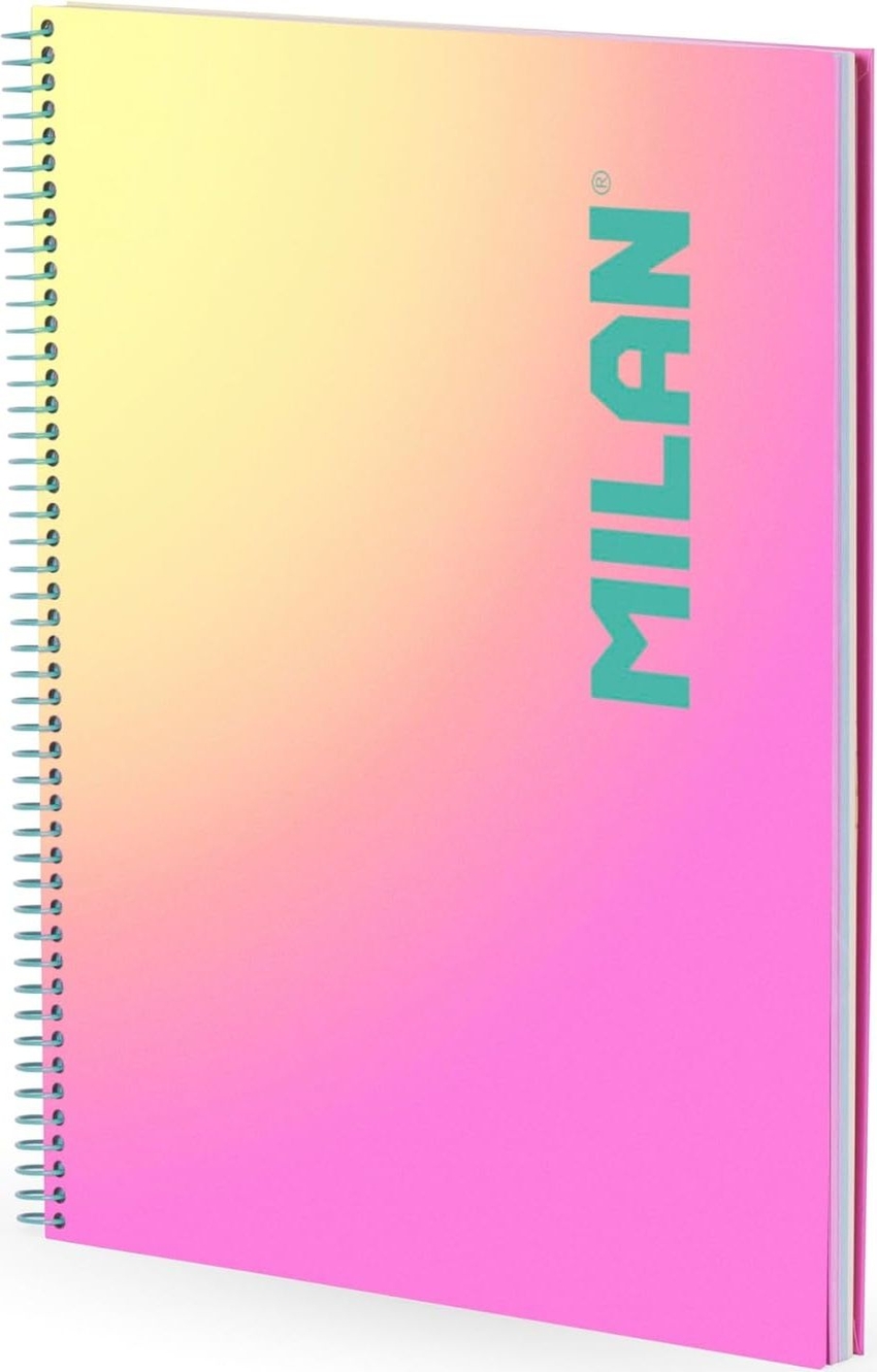 BLOC A4 90H 95G. 1 HORIZONTAL MICROPERF. SUNSET ROSA