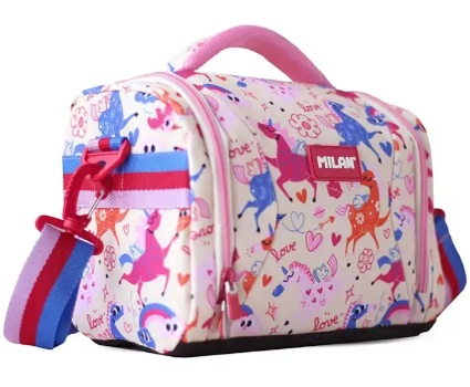 BOLSA ISOTERMICA PORTA ALIMENTOS GRANDE 5L SERIE FLOWICORN