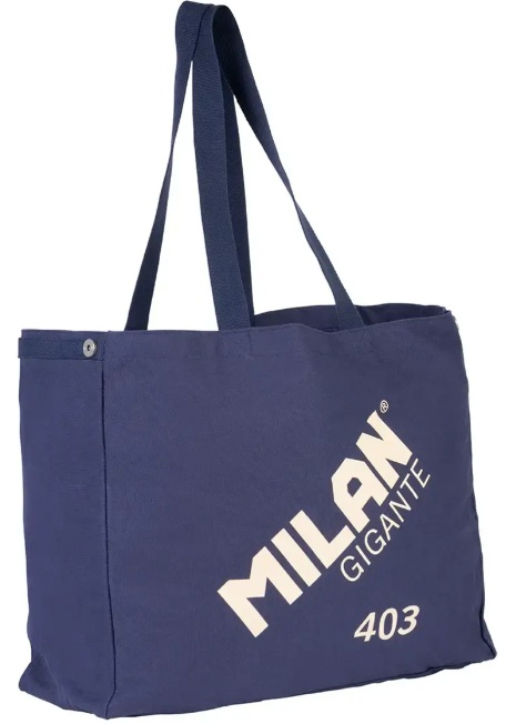 BOLSO TOTE BAG GRANDE MILAN GIGANTE 403 SINCE 1918 AZUL MAR