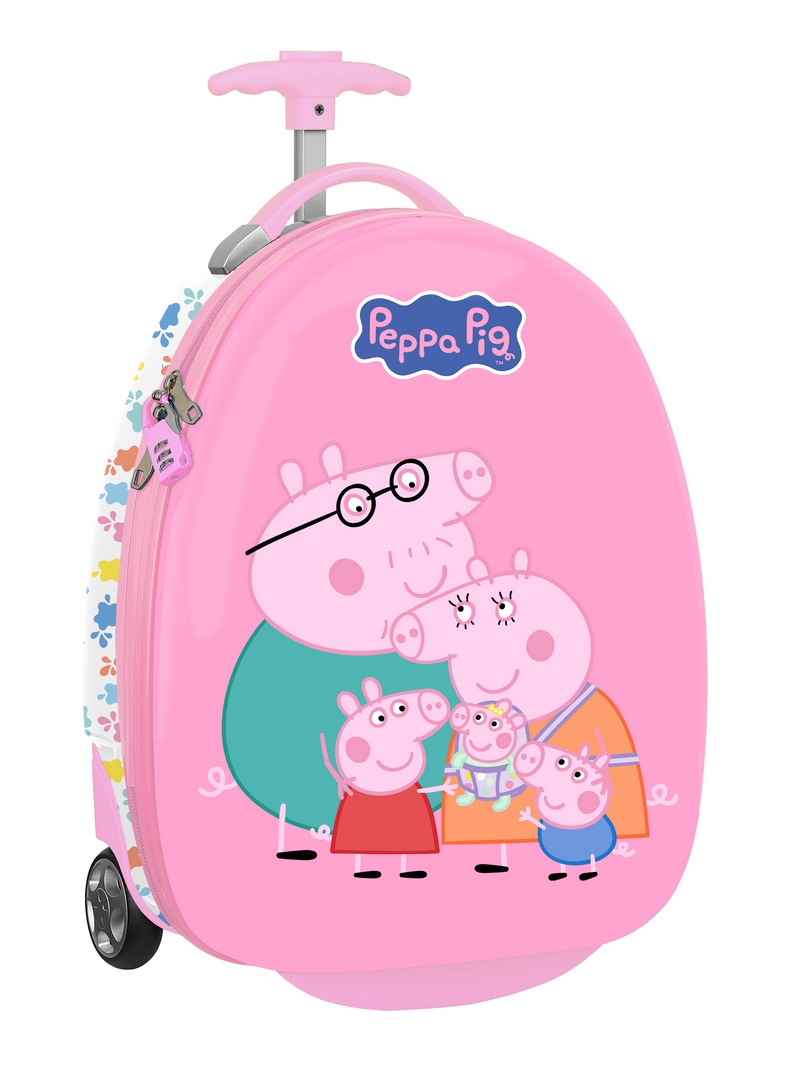 TROLLEY INFANTIL 16' PEPPA PIG BABY PIG 28X43X23CM