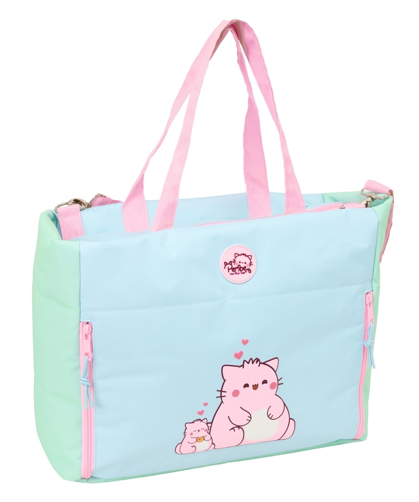 BOLSO CIBOLSILLO PORTATIL 14,1'' PEMBE PINK CAT 40X31X17CM