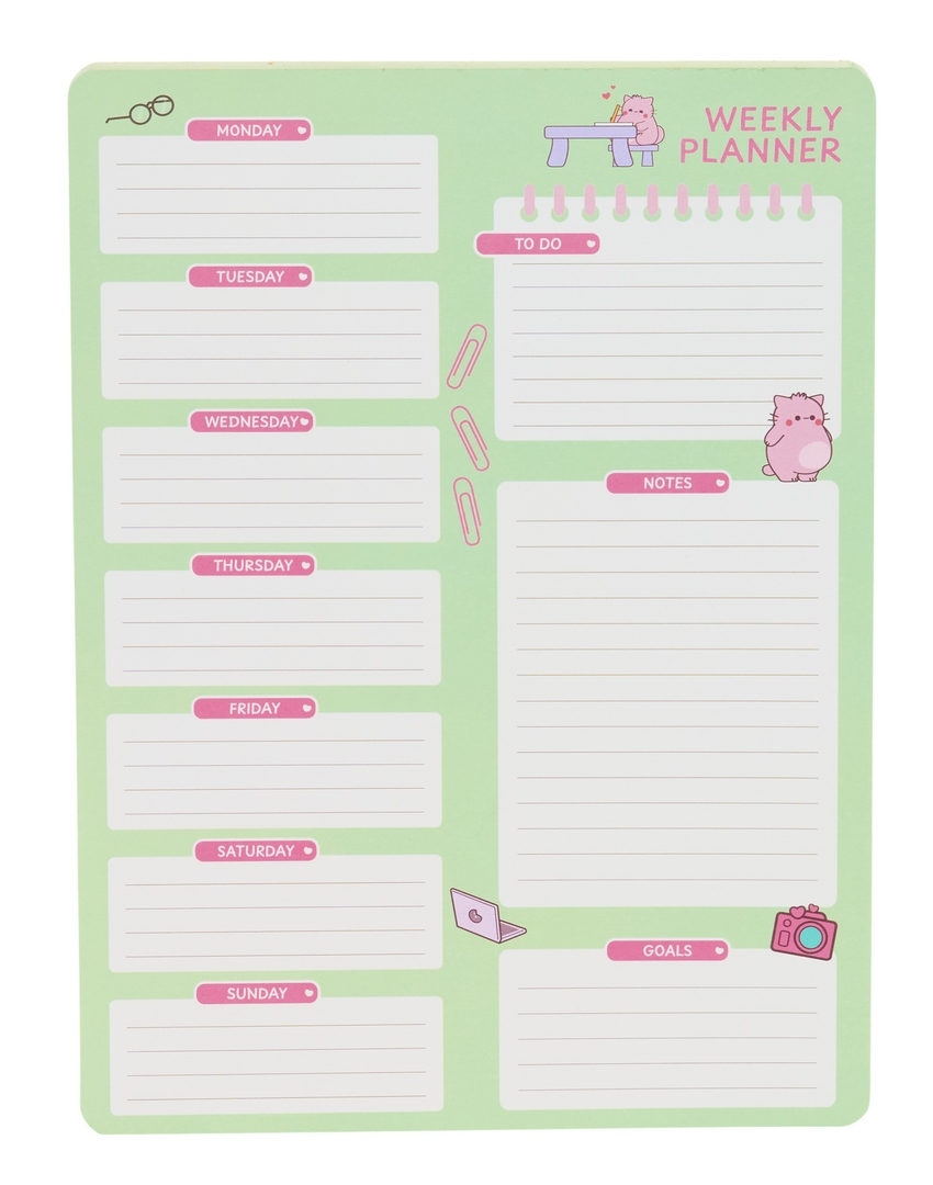 PLANING SEMANAL PEMBE THE PINK CAT 19X25,5CM