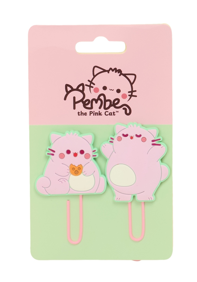 BLISTER CLIPS PEMBE THE PINK CAT 7,5X12,5CM