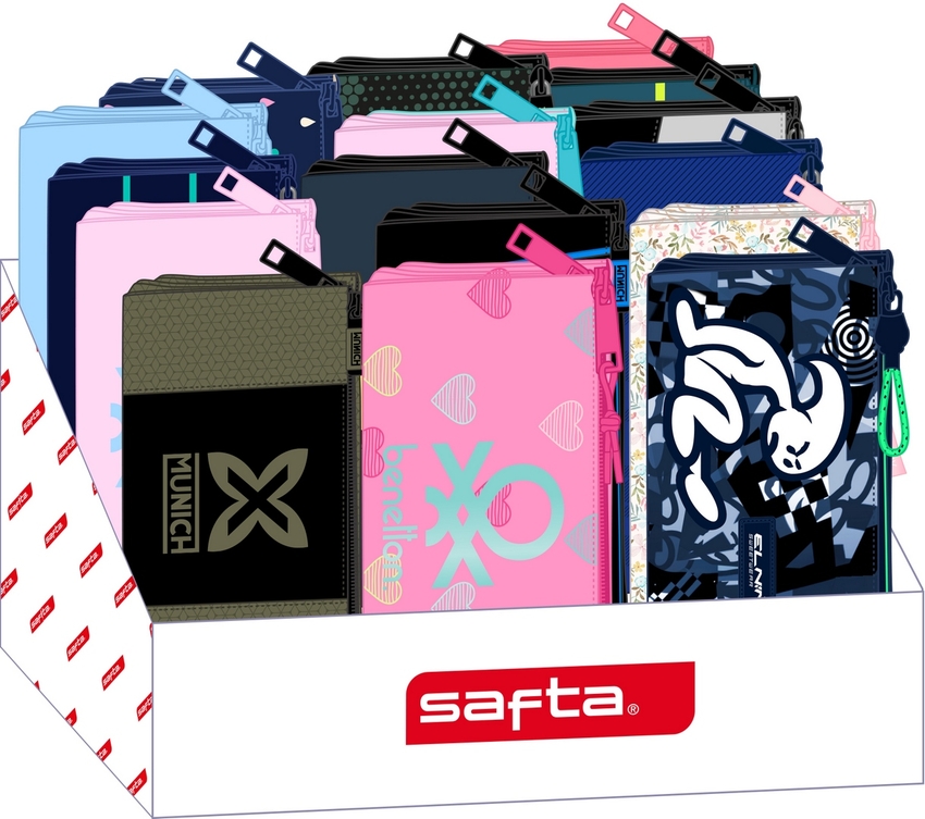 EXPOSITOR PORTATODOS TRIPLES MARCAS 31,5X19,5X23,5CM
