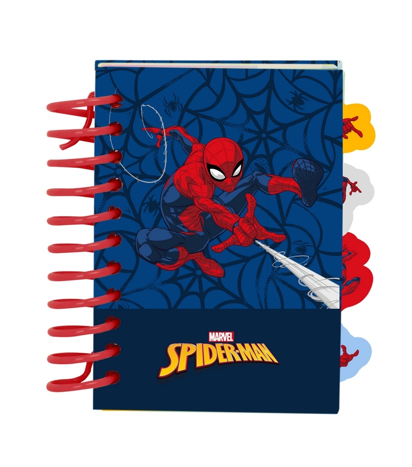 BLOC DE NOTAS A7 SPIDER-MAN 7,4X10,5CM