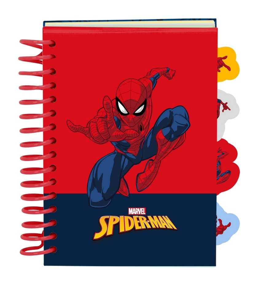 BLOC DE NOTAS A6 SPIDER-MAN 10,5X14,8CM