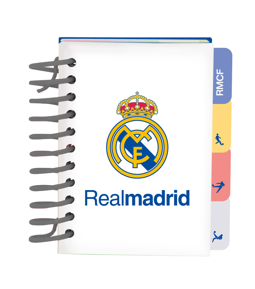 BLOC DE NOTAS A7 REAL MADRID EQUIP. 26/27 7,4X10,5CM