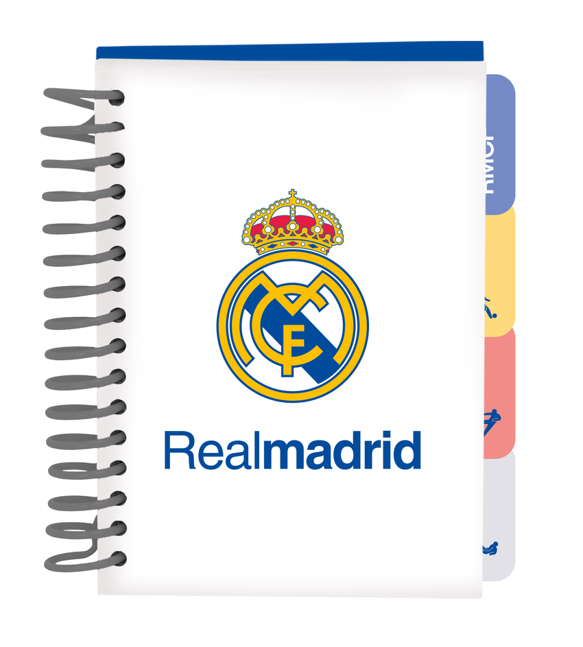 BLOC DE NOTAS A6 REAL MADRID EQUIP. 26/27 10,5X14,8CM