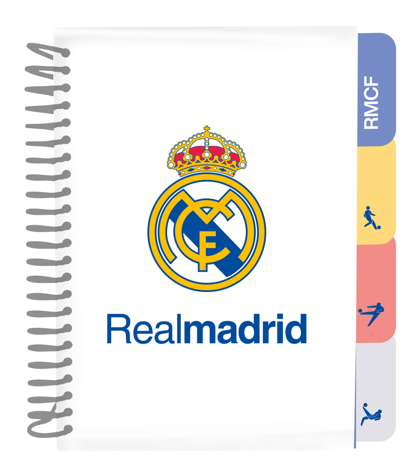 BLOC DE NOTAS A5 REAL MADRID EQUIP. 26/27 14,8X2,1CM