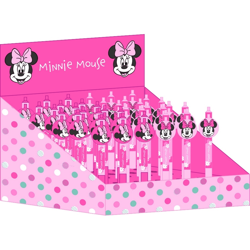 BOLIGRAFOS BORRABLES DISPLAY MINNIE MINTY 20,2X14,7X21,7CM
