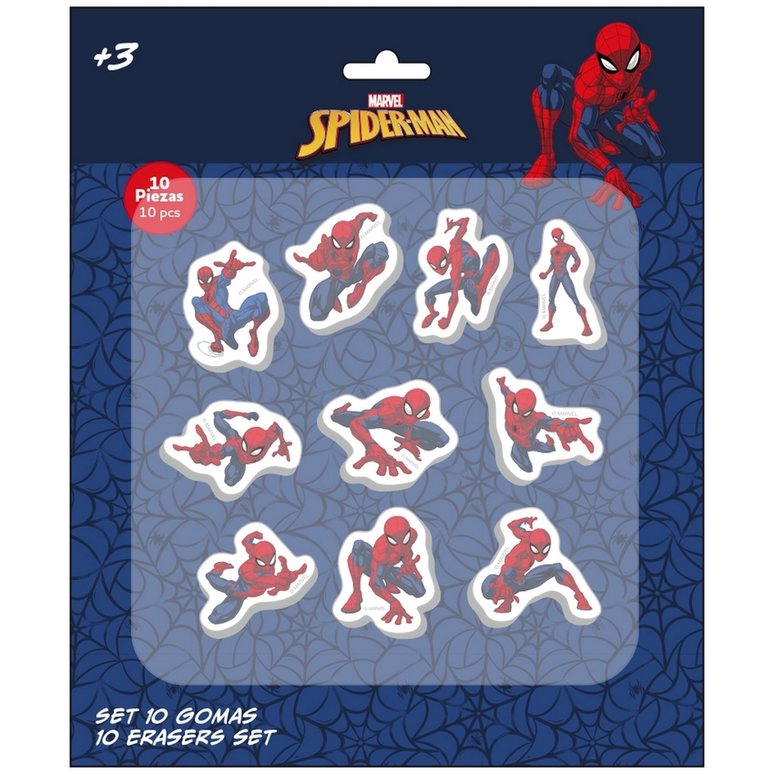 SET PEGATINAS SPIDER-MAN 10,5X14,8CM
