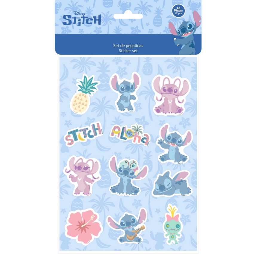 SET PEGATINAS STITCH STATIONERY 10,5X14,8CM
