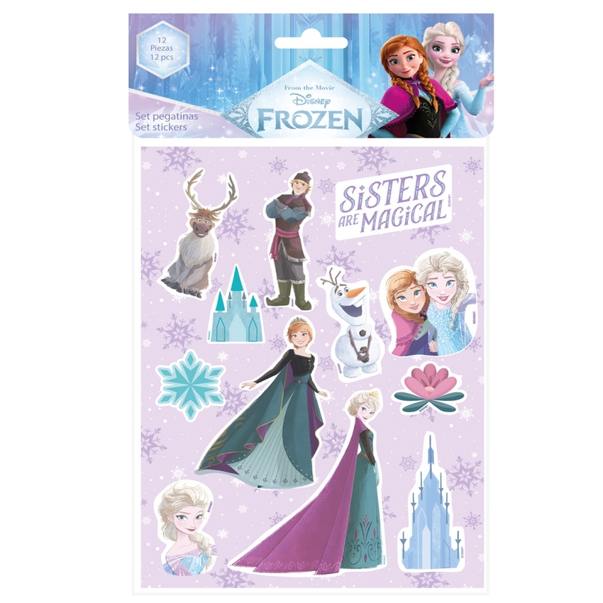 SET PEGATINAS FROZEN 10,5X14,8CM
