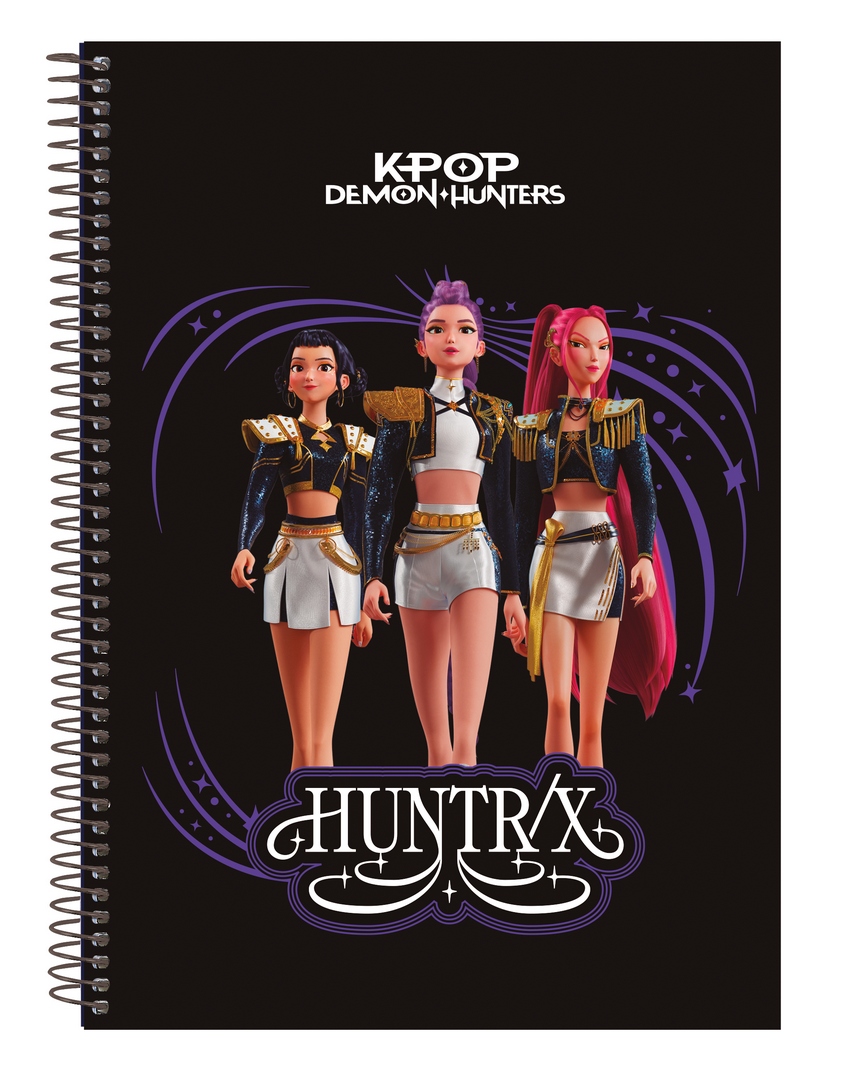 LIBRETA CUARTO 80H T. DURAS KPOP DEMON SOUND 15,5X22X1CM