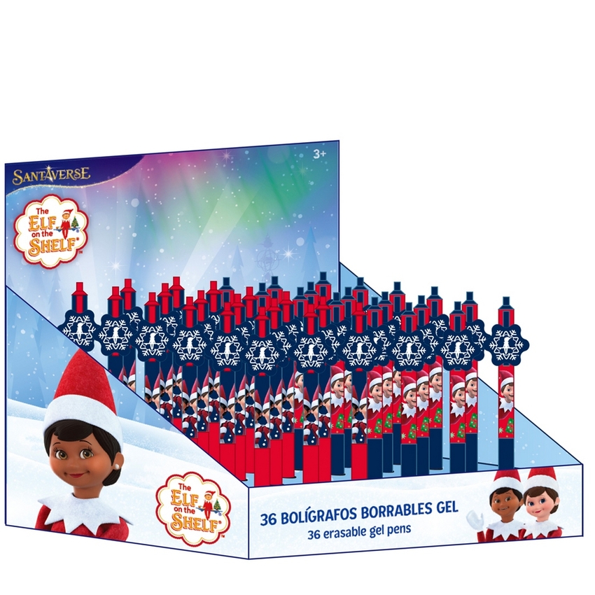 DISPLAY 36 BOLIGRAFO BORRABLE SANTAVERSE 20,2X14,7X21,7CM