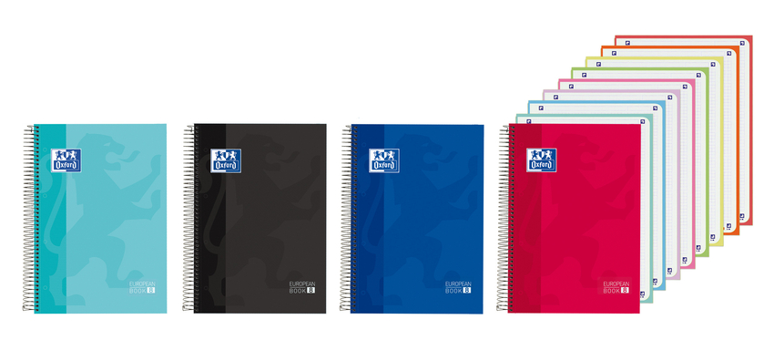 PAQ/5 BLOC A4+ 160H 90G. CUAD.5X5 EBOOK8 XL COL. SURTIDOS