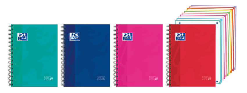 PAQ/5 BLOC A4+ 200H 90G. CUAD.5X5 EBOOK10 XL COL. SURTIDOS