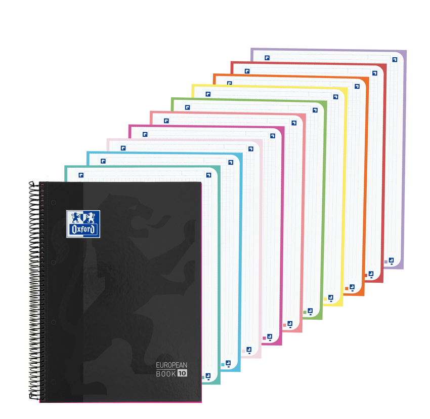 PAQ/5 BLOC A4+ 200H 90G. CUAD.5X5 EBOOK10 XL COLOR NEGRO