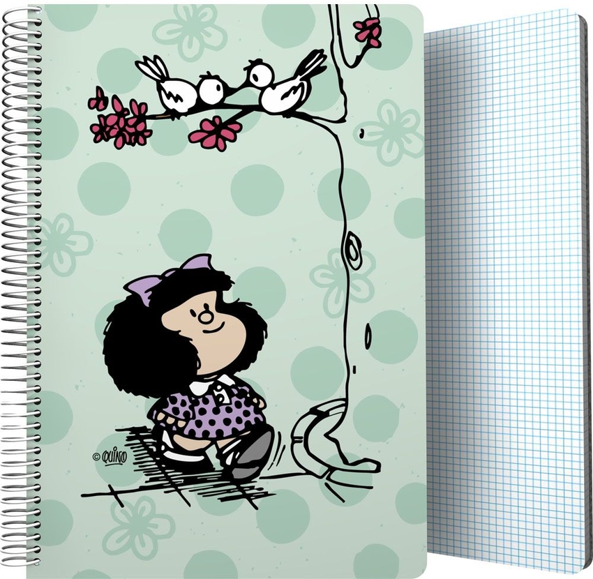 CUADERNO PP F? 80H 90G C4MM MAFALDA KISS 22,5X31X1,6CM