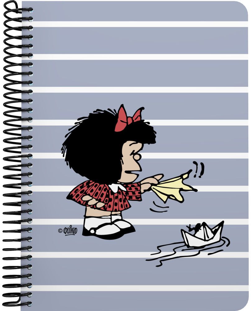 CUADERNO PP 4? 80H 90G C4MM MAFALDA BOAT 14,8X21,2X1,6CM