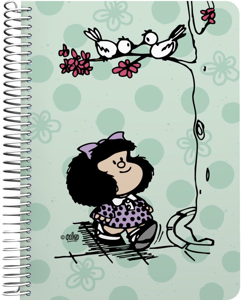 CUADERNO PP 4? 80H 90G C4MM MAFALDA KISS 14,8X21,2X1,6CM