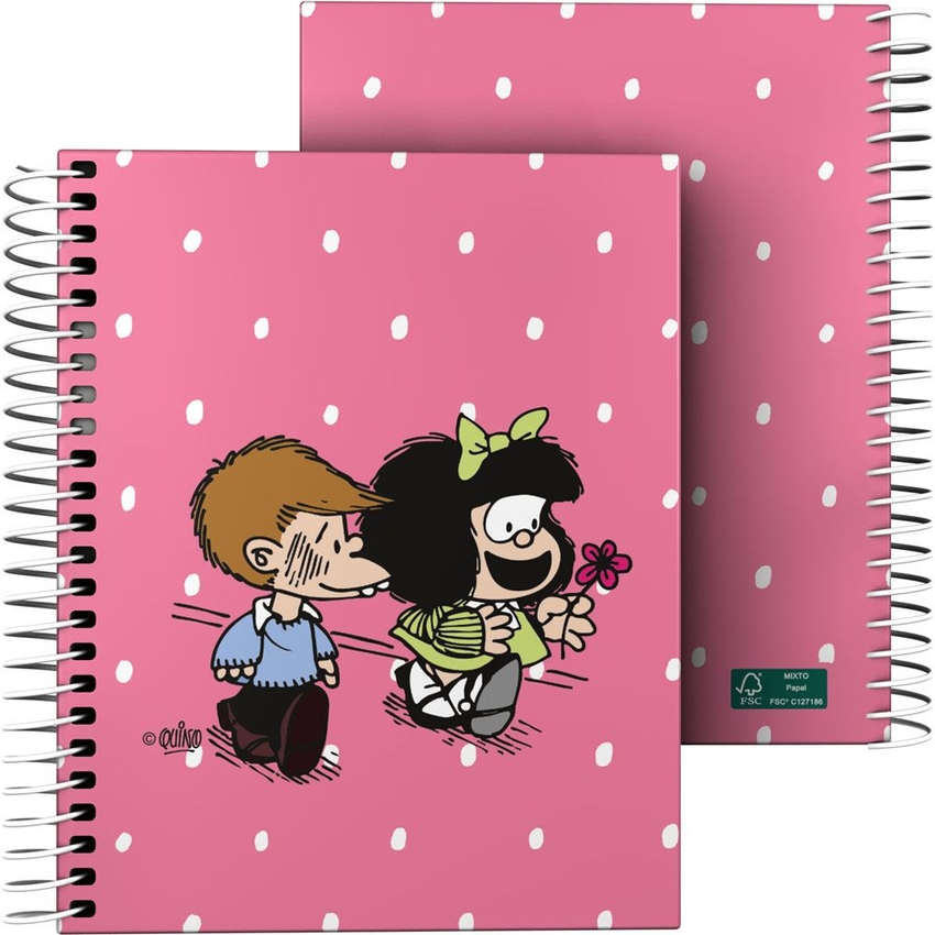 CUADERNO FOR A6 C5MM MAFALDA FRIENDS 11,6X14,8X1,6CM