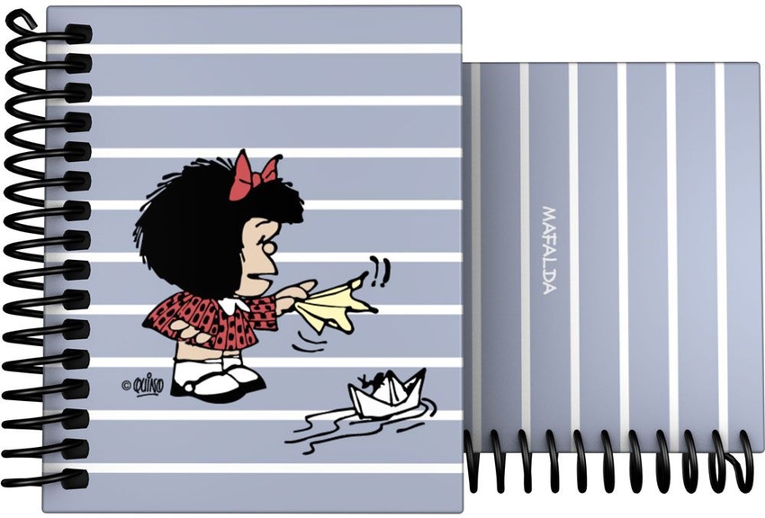 CUADERNO FOR A7 100H 70G C5MM MAFALDA BOAT 9,5X10,5X1,6CM