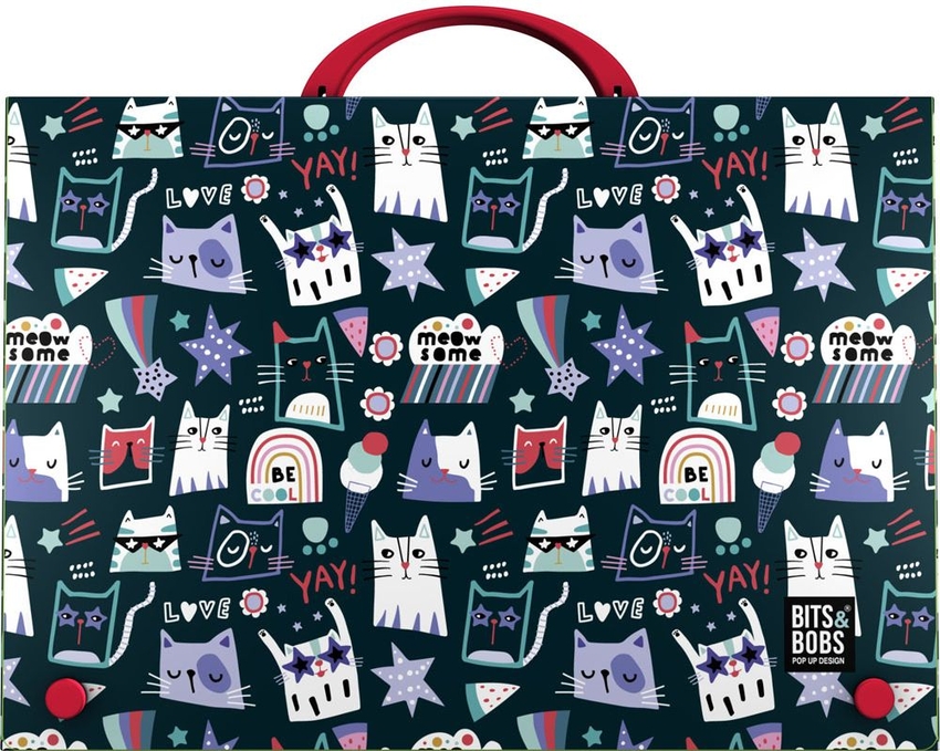 MALETIN PP B&B MIAU 35X25X4CM