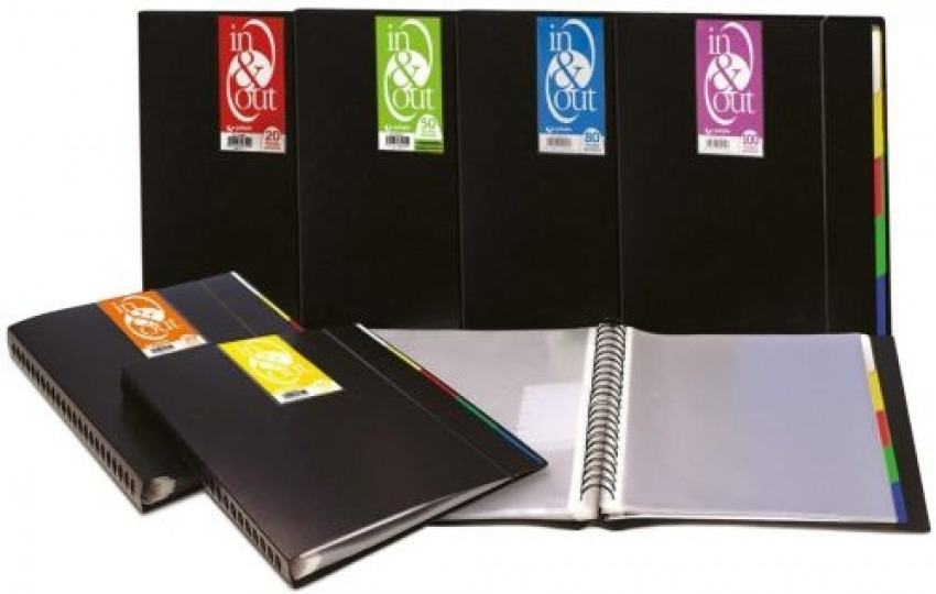 CARPETA 30 FUNDAS EXTRAIBLES A4 'IN & OUT' OPACA GRAFOPLAS