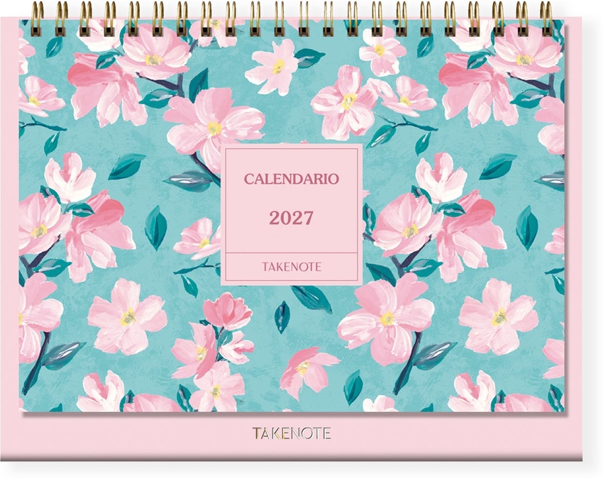 CALENDARIO SOBREMESA 2027 TAKENOTE DANIELA