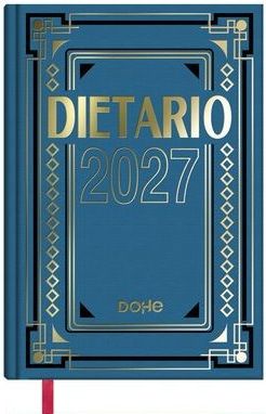 DIETARIO CUARTO 2027 15X21CM COLOR AZUL
