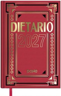 DIETARIO CUARTO 2027 15X21CM COLOR ROJO