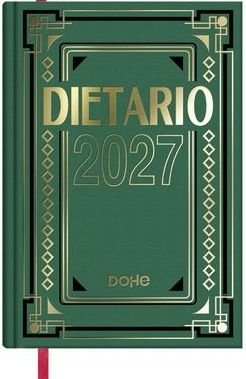 DIETARIO CUARTO 2027 15X21CM COLOR VERDE